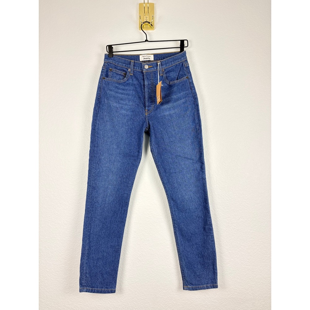Reformation Serena High Rise Skinny Crop Jeans Organic Cotton Sz 27 New